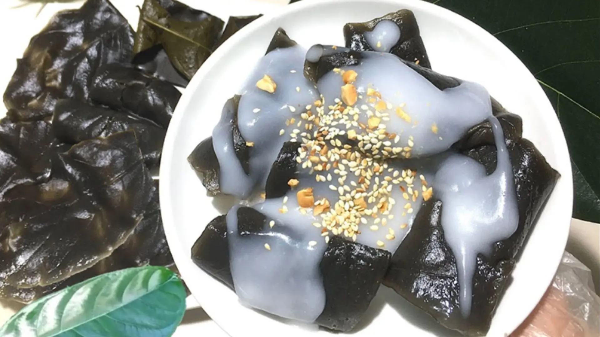 Bánh lá mít khách tự làm
