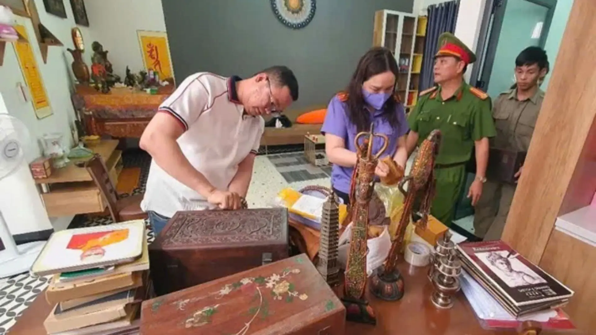 mê tín dị đoan gây mất trật tự an ninh xã hội