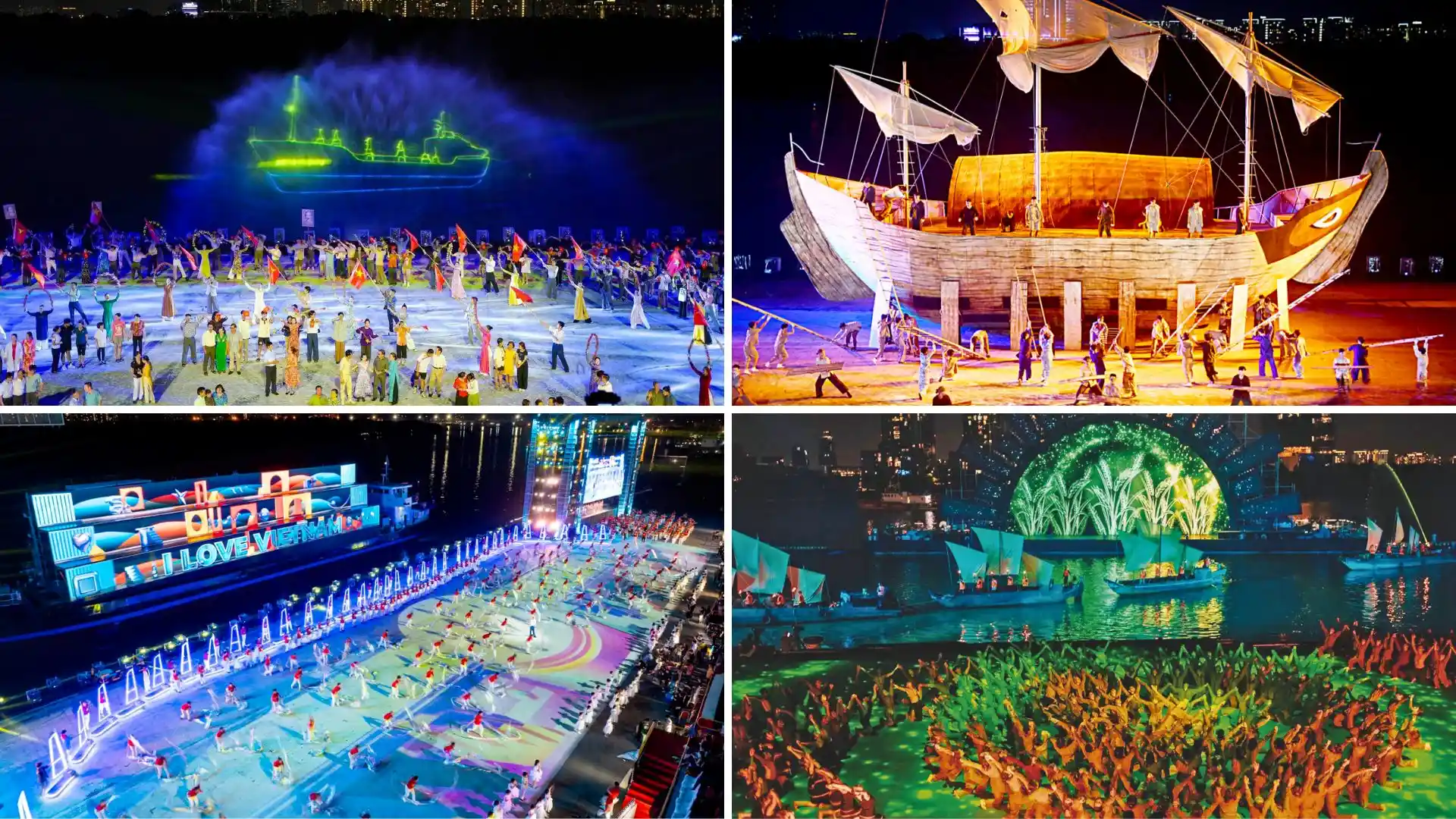 Không khí lễ hội sông nước nhộn nhịp