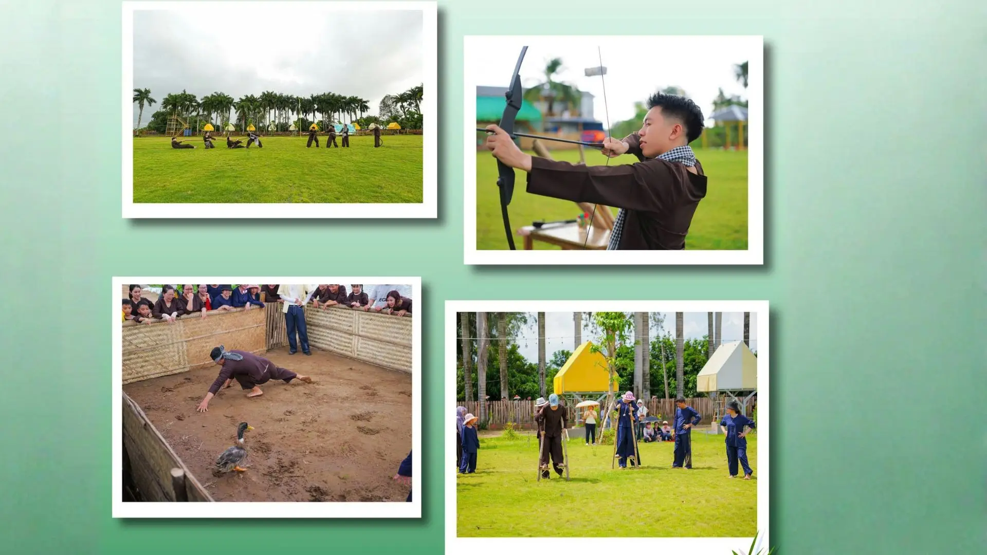 Sala có rất nhiều trò chơi trên cạn hấp dẫn